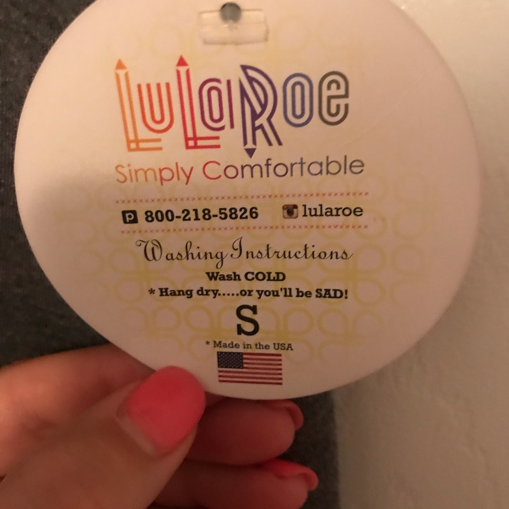 LulaRoe gray maxi
